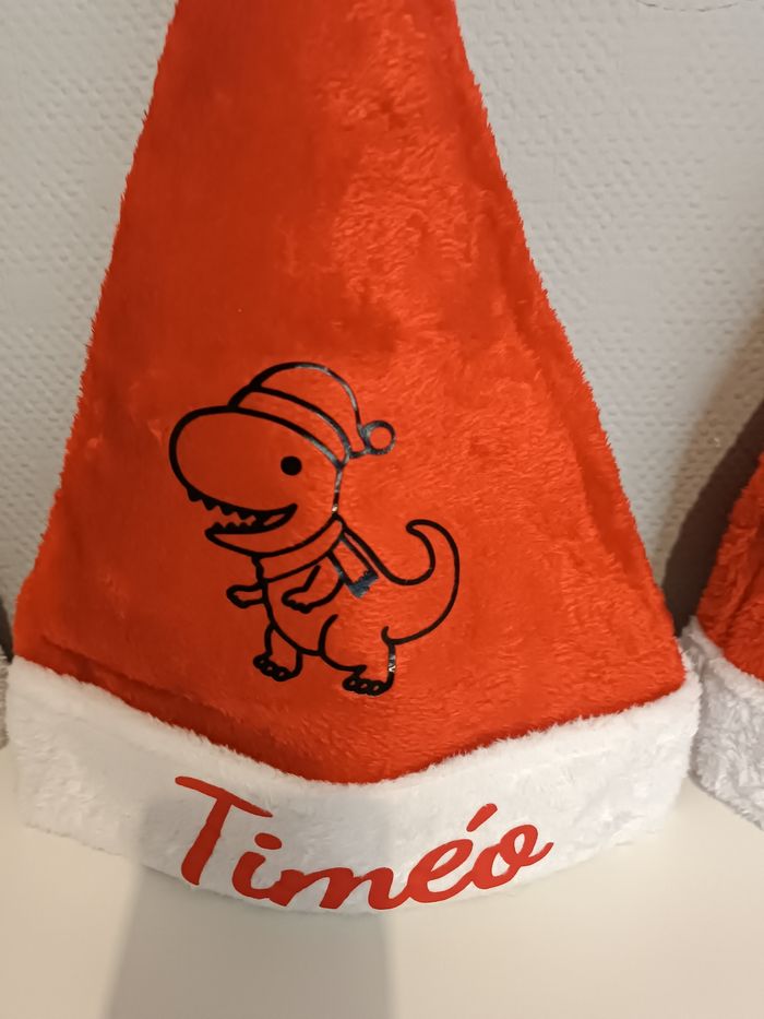 Bonnet de père noël personnalisé - photo numéro 3