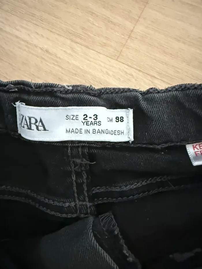 Ensemble T-shirt manches longues et jean slim déchiré - 2/3 ans - photo numéro 5