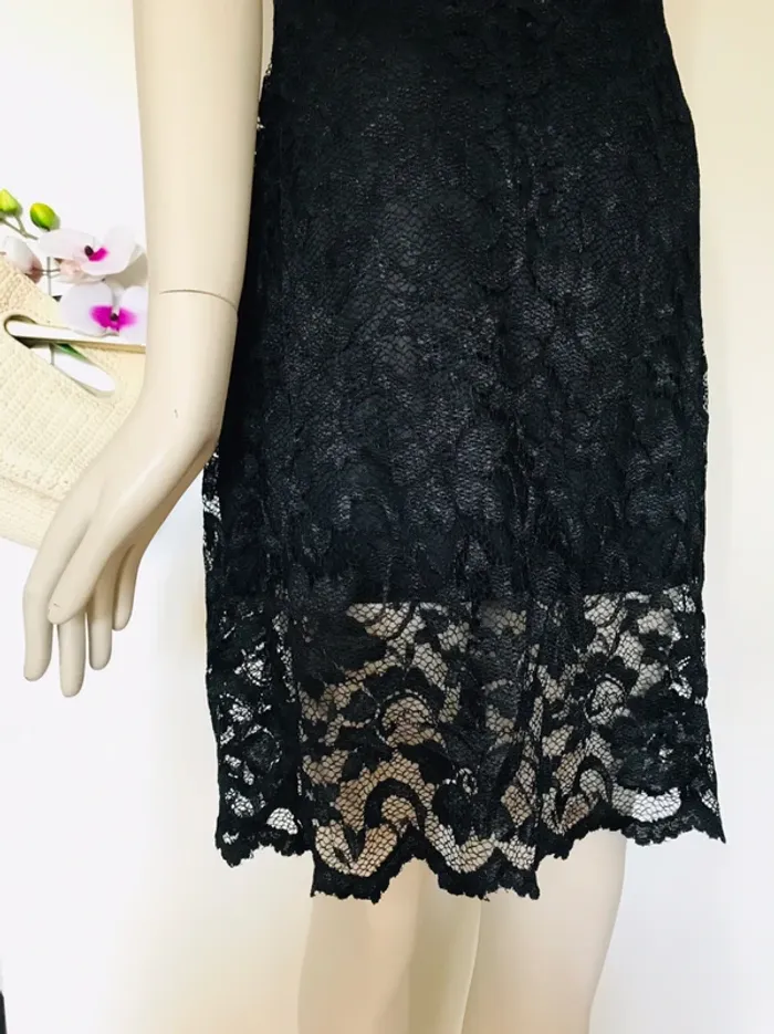 Robe de soirée dentelle noire - photo numéro 5