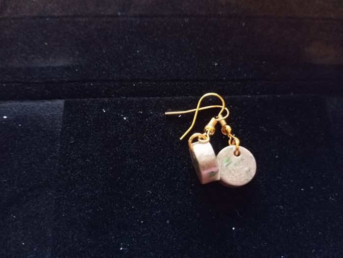 Boucles d'oreilles ronde or - photo numéro 2