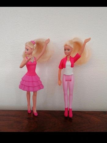 Lot de deux mini Barbie McDonald's Mattel 2014/2015