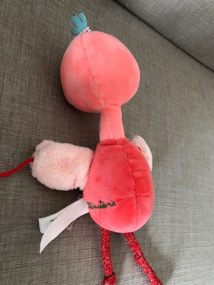 Hochet lilliputiens flamand rose Anaïs - photo numéro 2