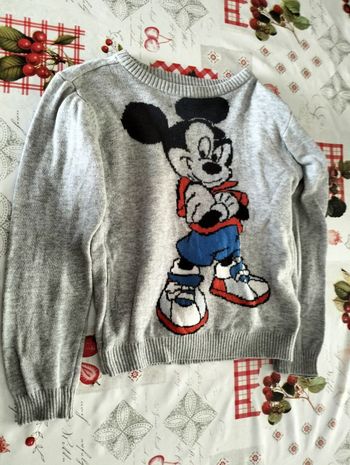 Pull gris Mickey (5 ans)