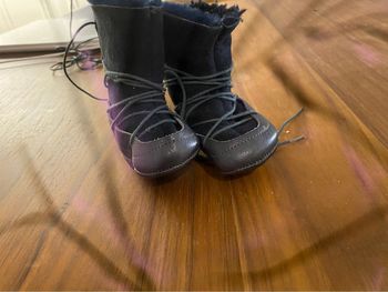 Bottines fourrées 3-6 mois - marque Petit Môme