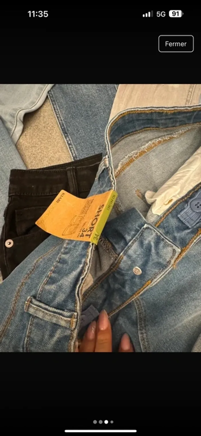 Lot de jeans et shorts - Tailles 34 - photo numéro 4