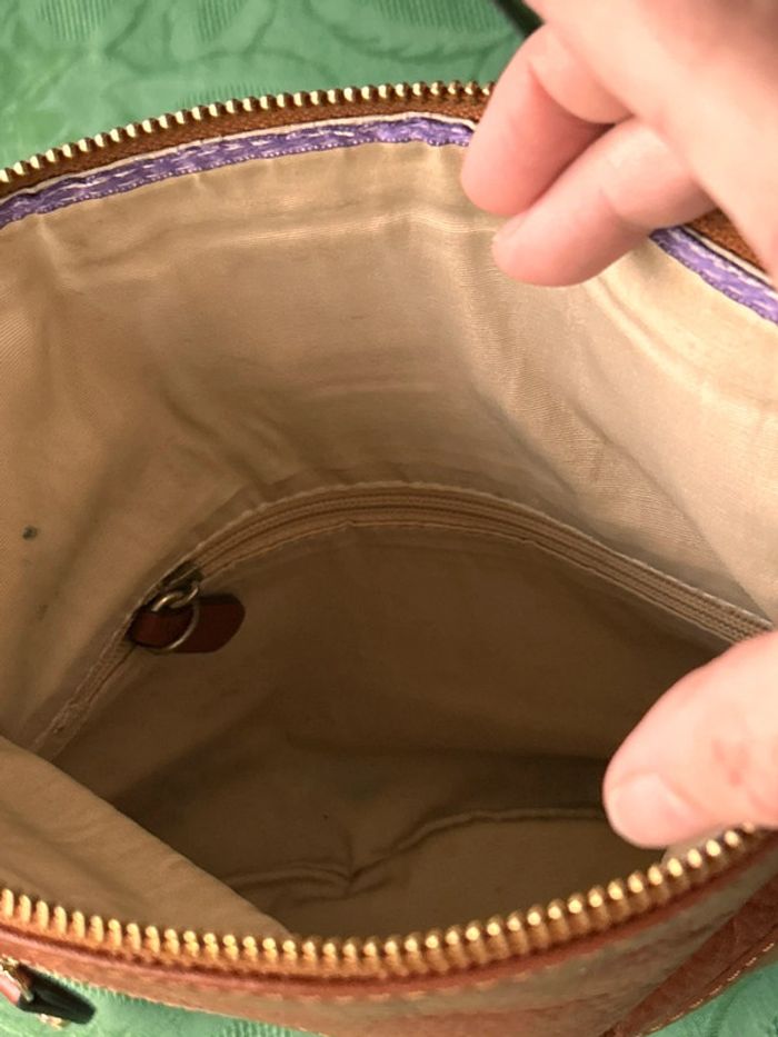 Sac marron bandoulière cuir Jimmy Choo - photo numéro 8