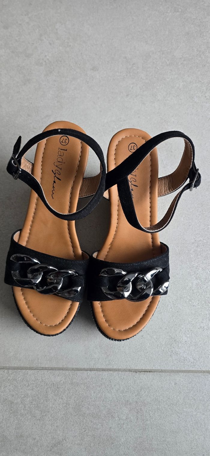 Sandales femme noires Lady Star – pointure 37