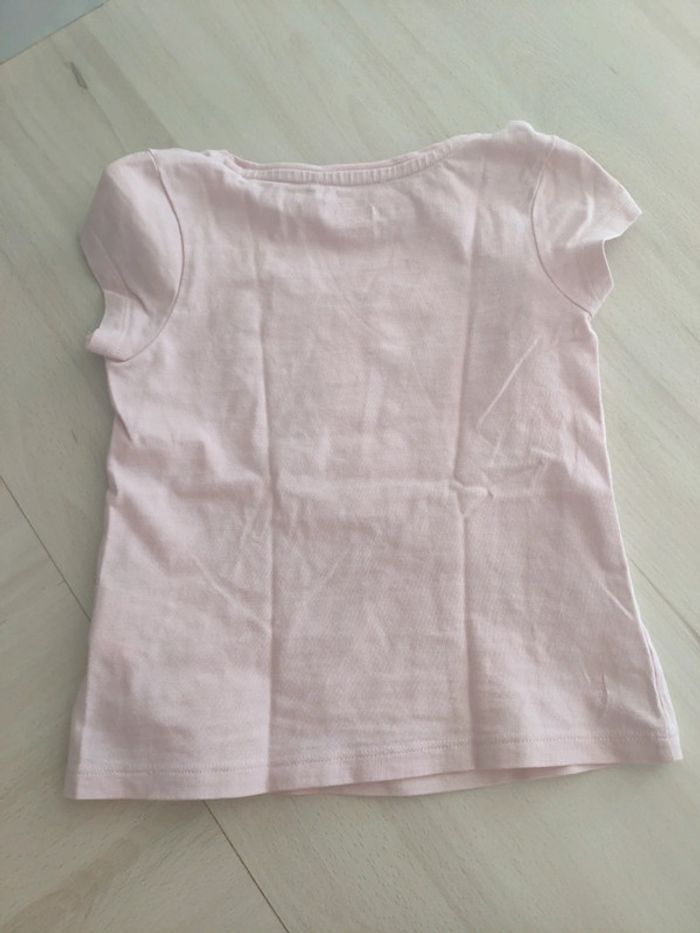 Très joli t shirt rose Minnie à sequins Orchestra Disney 3 ans - photo numéro 4