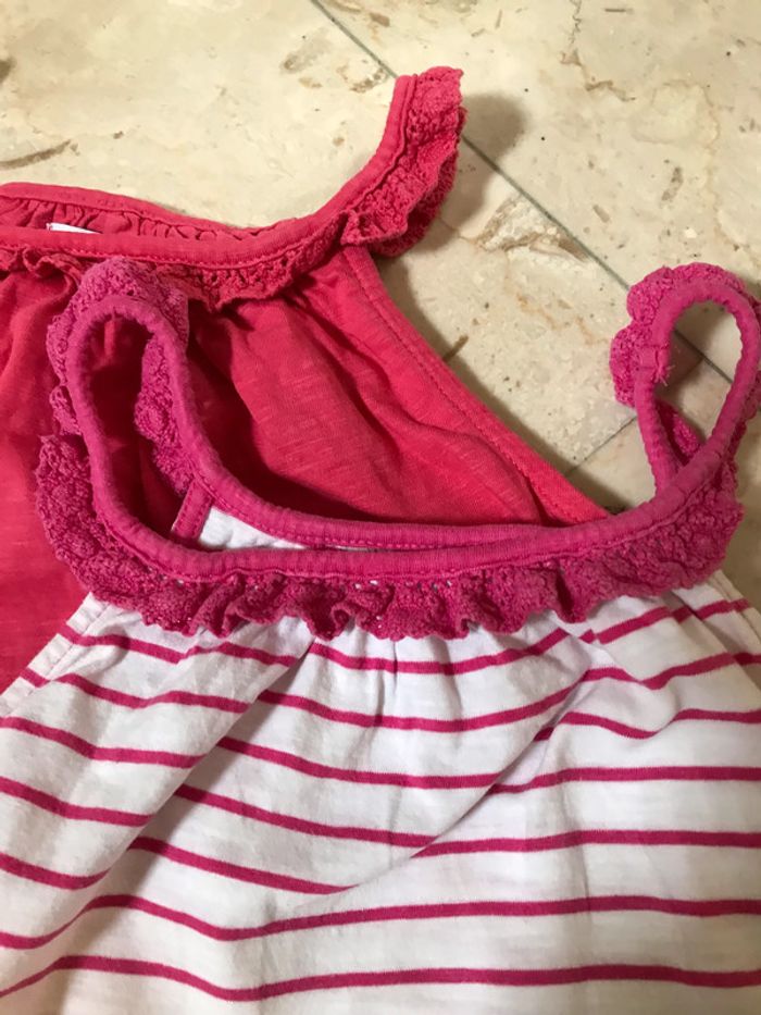 Lot de 2 Tops à bretelles Okaïdi 8 Ans - photo numéro 2