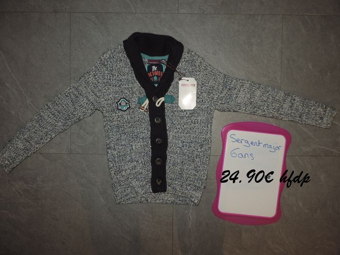 gilet sergent major taille 6 ans