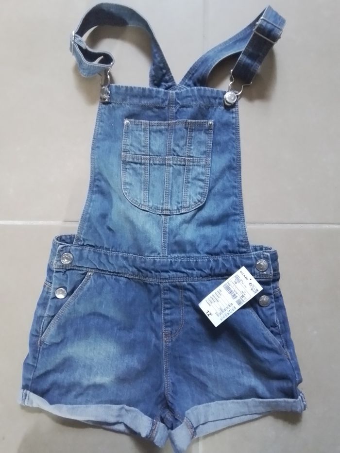 Salopette en jeans  fille KIABI 10 ans NEUVE