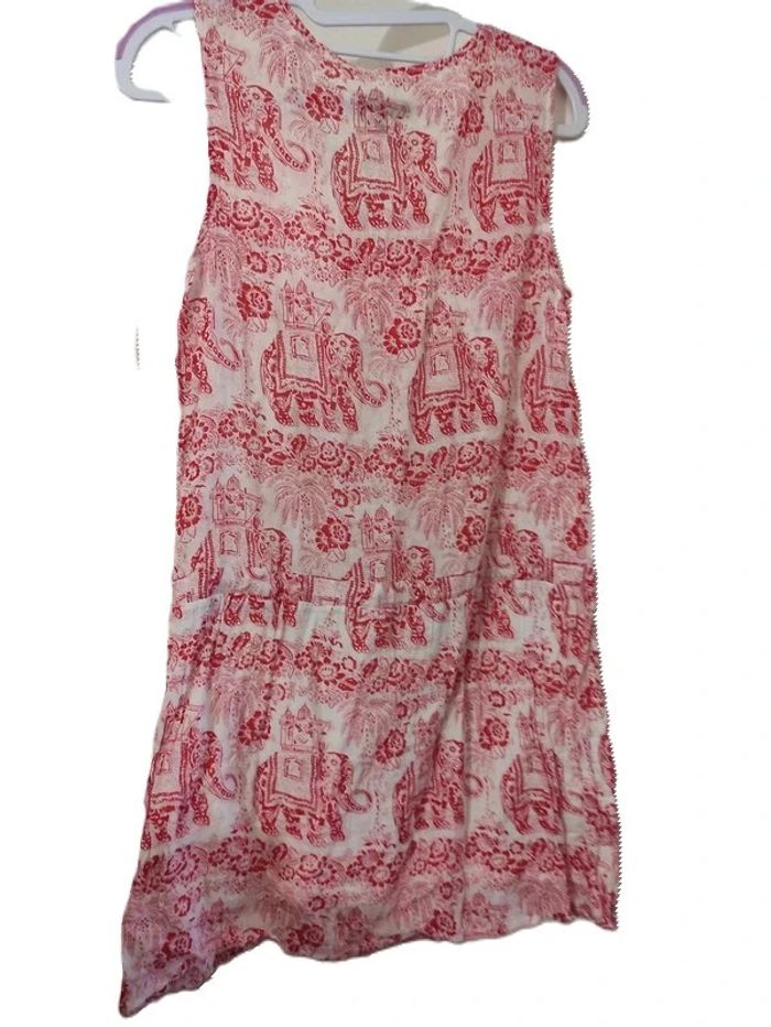 Robe été légère Mystic Taille 38 blanc rose foncé - photo numéro 2