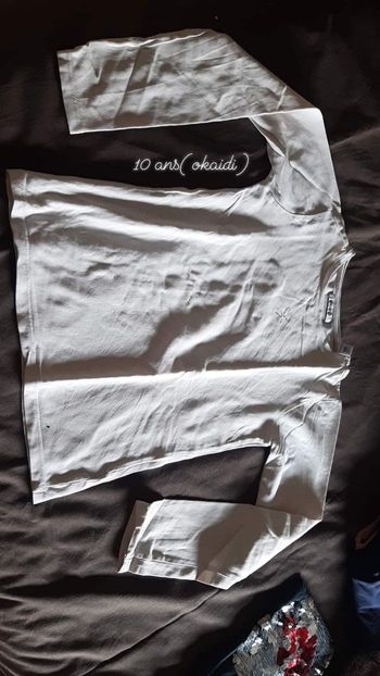 Polo / blouse fille 10 ans