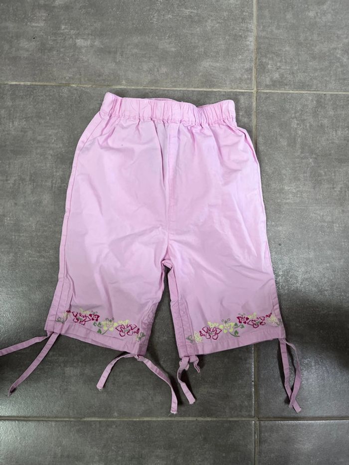 Pantalon rose fleur Kimbaloo 18mois