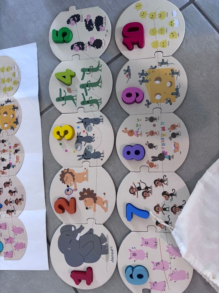 Puzzle j’apprends à compter Janod - photo numéro 4