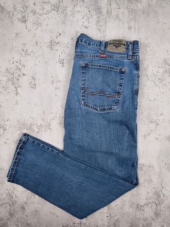Jeans Straight Fit Wrangler bleu clair – Taille 40x30 Hommes (mesures en photos)