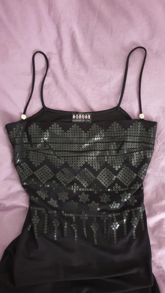 Belle robe longue Morgan modèle Marmara taille 38/40 - TBE - photo numéro 4