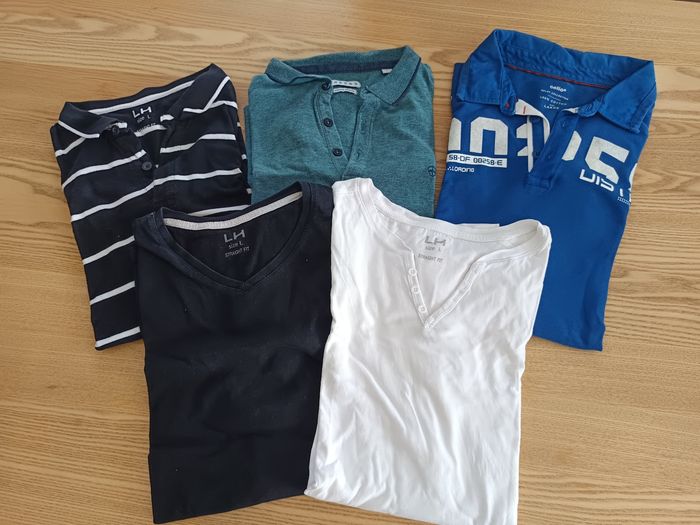 Lot de polos et t-shirts taille L
