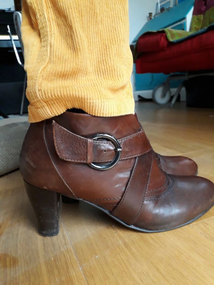 Bottines cuir - photo numéro 2