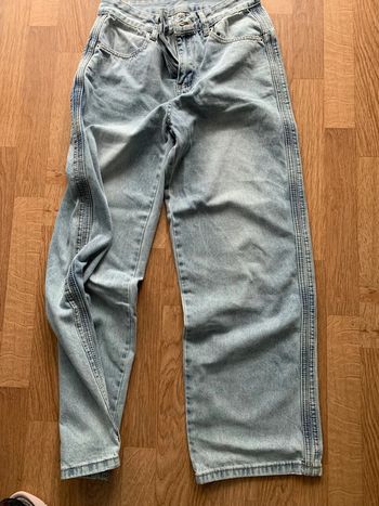 Jeans large taille basse