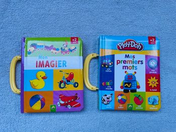 Lot de 2 livres enfants 12 mois imagier