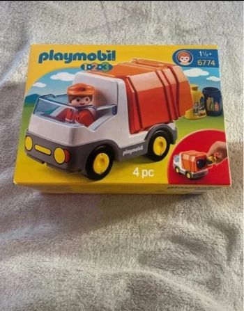 Playmobil 1 2 3 - Camion poubelle