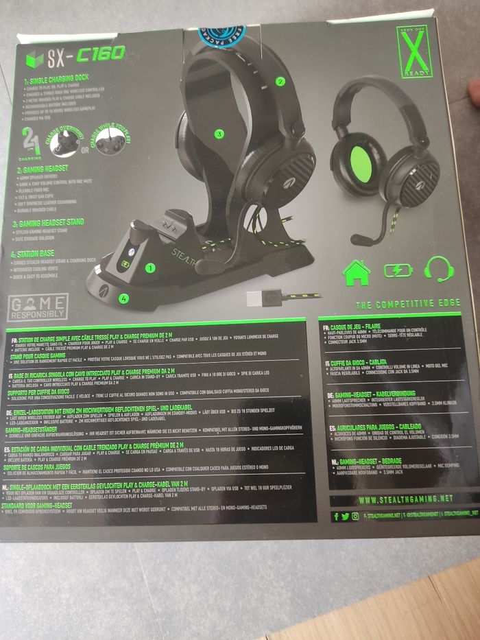 Support batterie casque Microsoft Xbox one - photo numéro 4