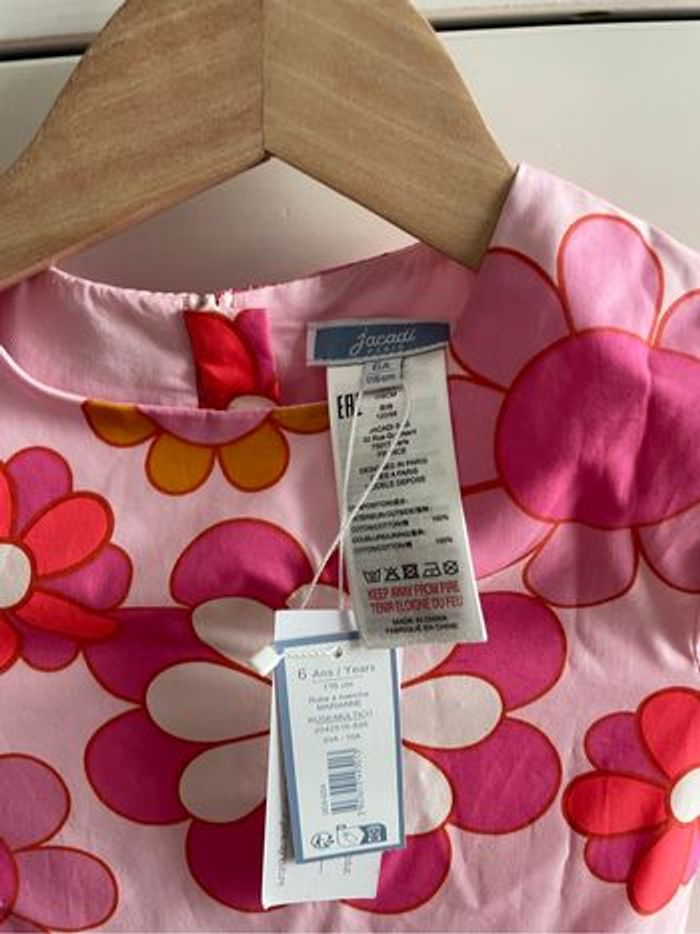 Robe jacadi  avec barrette - photo numéro 3