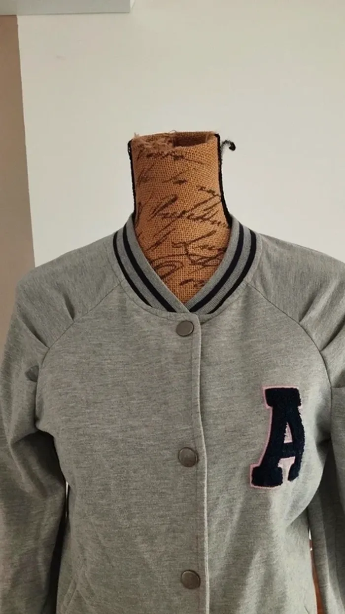 Gilet Pimkie gris taille m femme - photo numéro 8