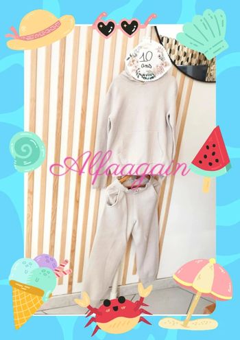 Ensemble Confort beige Kiabi 10ans