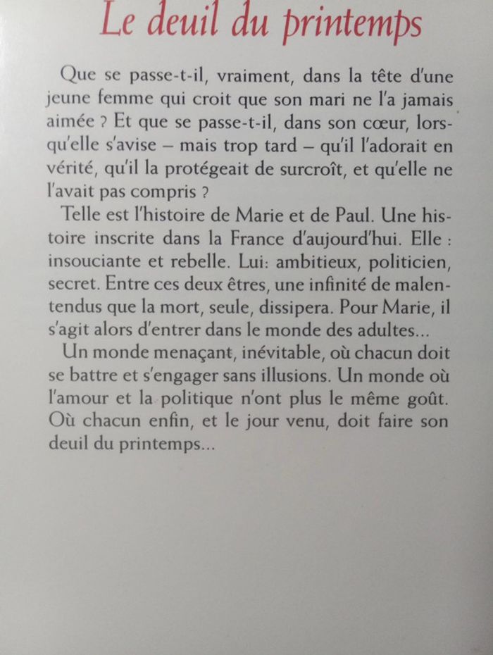 Marie-France Pisier - Le deuil du printemps - photo numéro 3