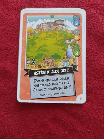 Carte Astérix aux jeux olympiques
