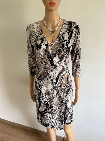 Robe imprimée neuve avec manches 3/4 Morgan taille 38 (valeur 60€)