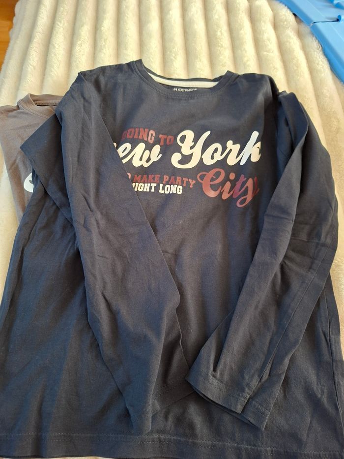 Lot de 6 tee shirts manches longues 12 ans - photo numéro 5