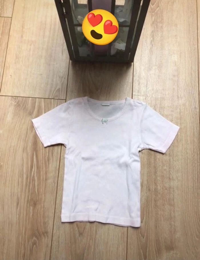 Lot de 7 maillots de corps MC 4/5ans plusieurs marques - photo numéro 8