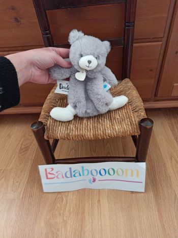 Doudou ours gris doudou et compagnie UNICEF tbe