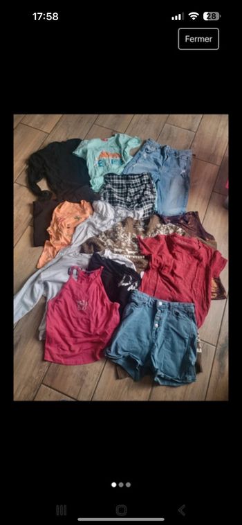 Lot vêtements fille