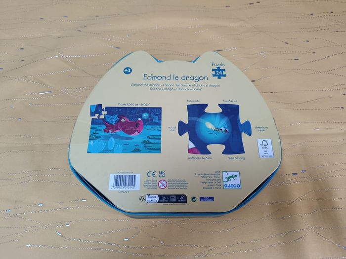 Puzzle 24 pièces Edmond le Dragon 🐉 Djeco dès 3 ans - photo numéro 2