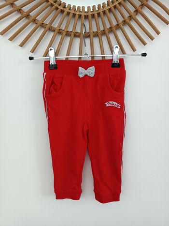 Jogging rouge Disney 9mois