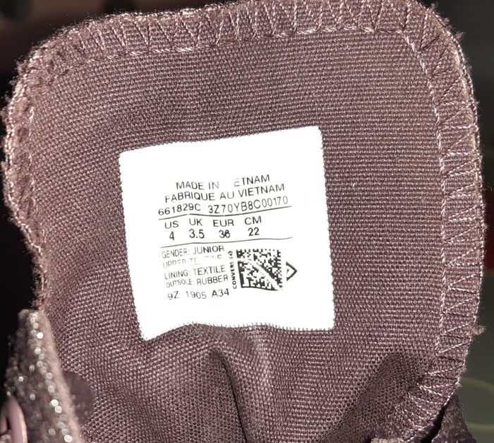 Baskets fille Taille 36 Converse - photo numéro 7