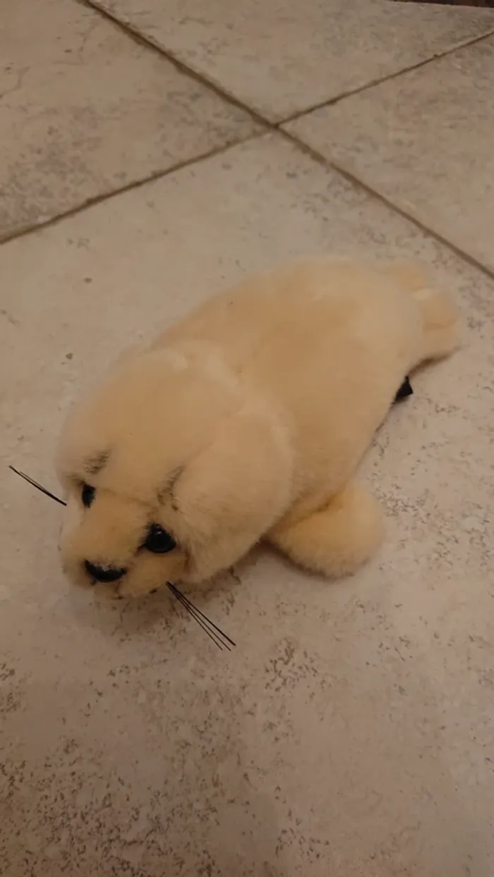 Peluche bébé phoque "animas" - photo numéro 2