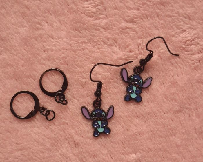 Boucles d'oreilles Stitch Disney