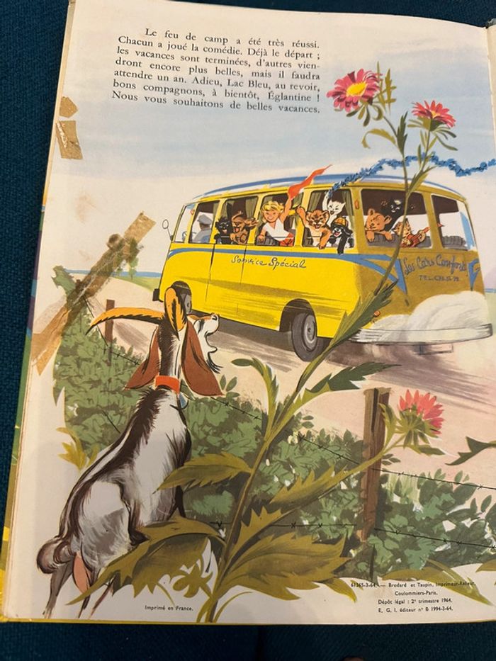 1964 Grands albums Hachette Les vacances de Caroline livre bd ancien Pierre Probst - photo numéro 10