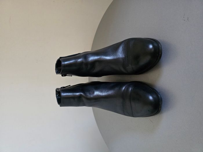 📌Bottines en Cuir Accessoire Diffusion Effet Croco & Chelsea - photo numéro 5