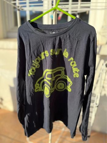 T shirt manches longues Kiabi 10 ans
