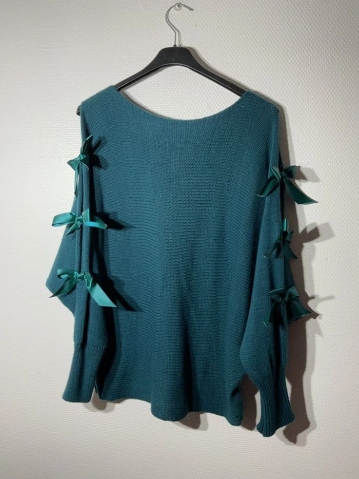 Pull à noeuds femme taille unique (38-42)- just me - neuf avec étiquette - photo numéro 3