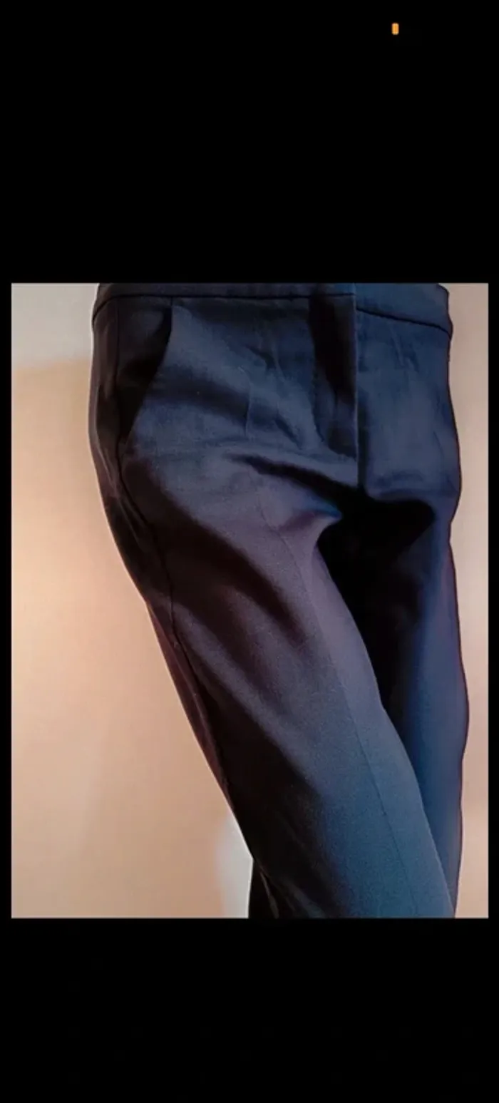 Max Mara "Pantalon pince bleu marine" t. 36 - photo numéro 5