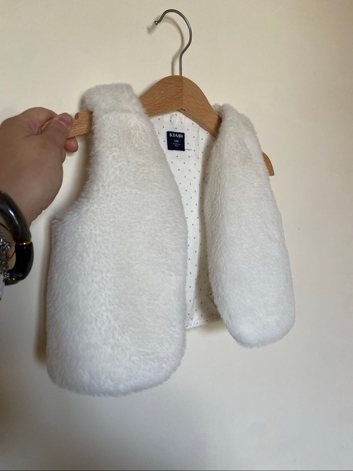 Gilet en fourrure kiabi