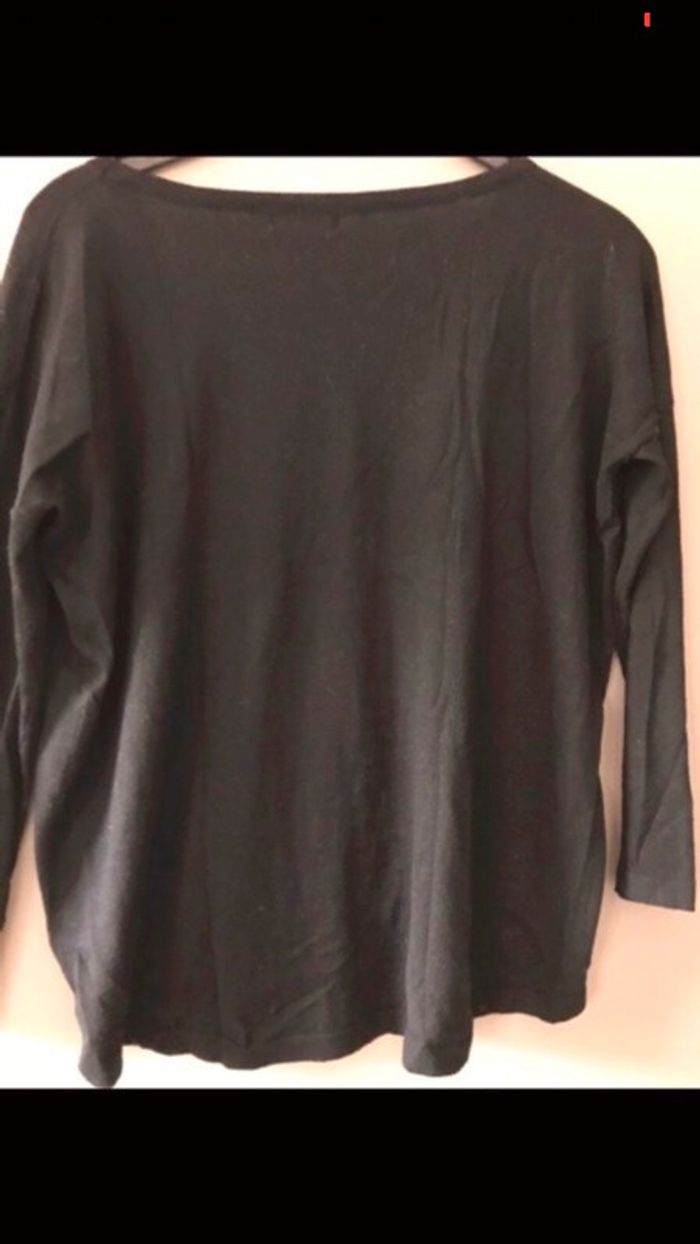 Pull noir strass - photo numéro 2