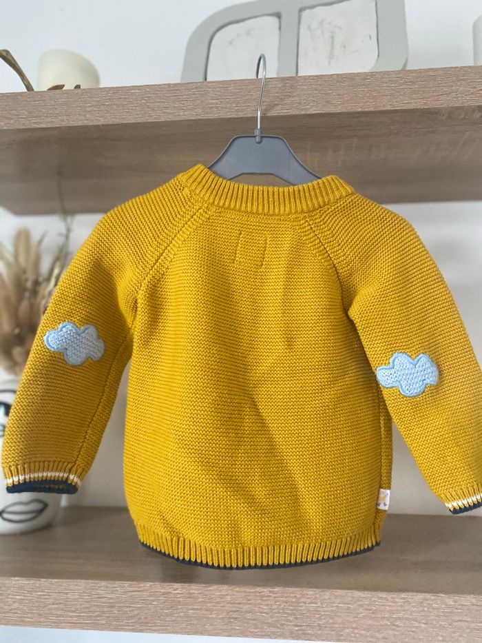 Gilet chaud bébé garçon jaune moutarde Sergent Major 12 mois - photo numéro 4